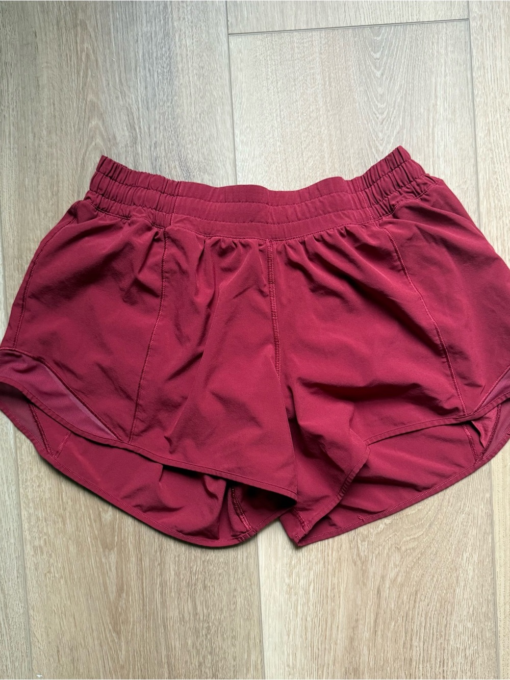 lululemon track that Shorts Athletic Shorts Red Size 10
